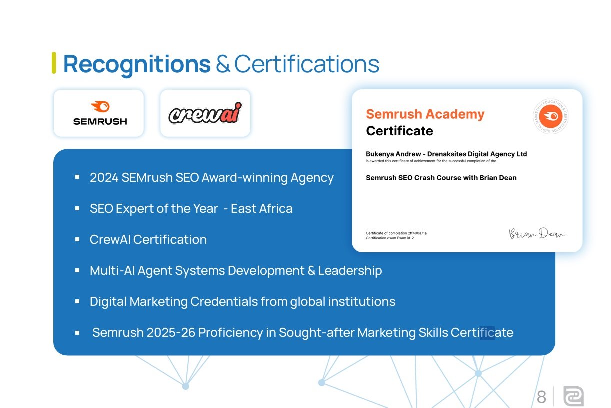 certifications from profile